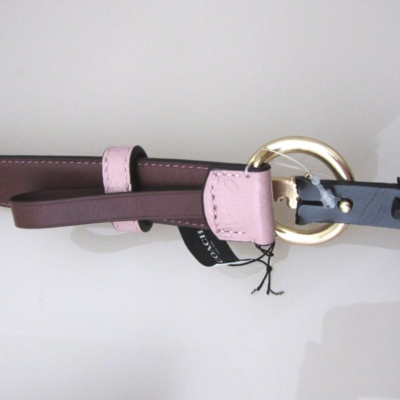 Coach Horse & Carriage Signature buckle belt Pink - Picture 6 of 7